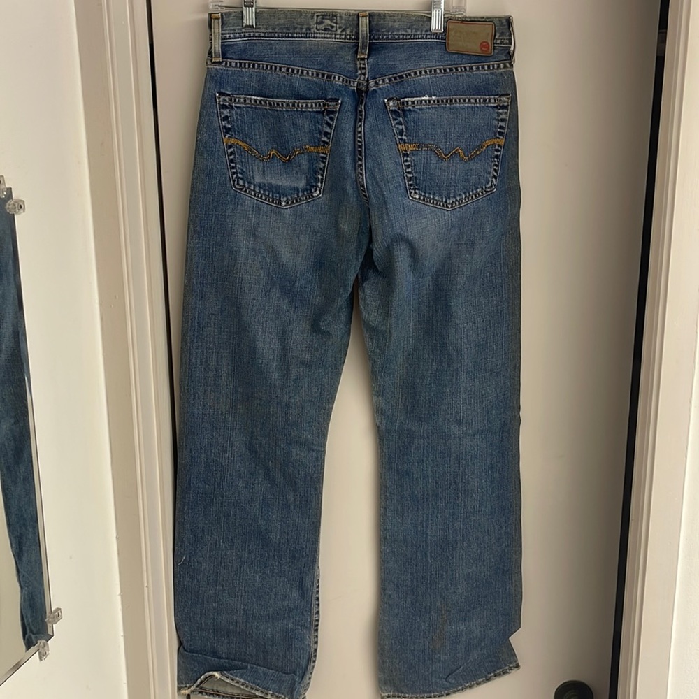 Vintage designer Adriano Goldschmeid 33/32 jeans denim USA